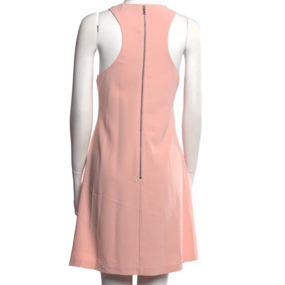 Alice + Olivia Dress Size 10 Harmony Racerback Cowl Neck A-Line Mini in Blush - Picture 3 of 14